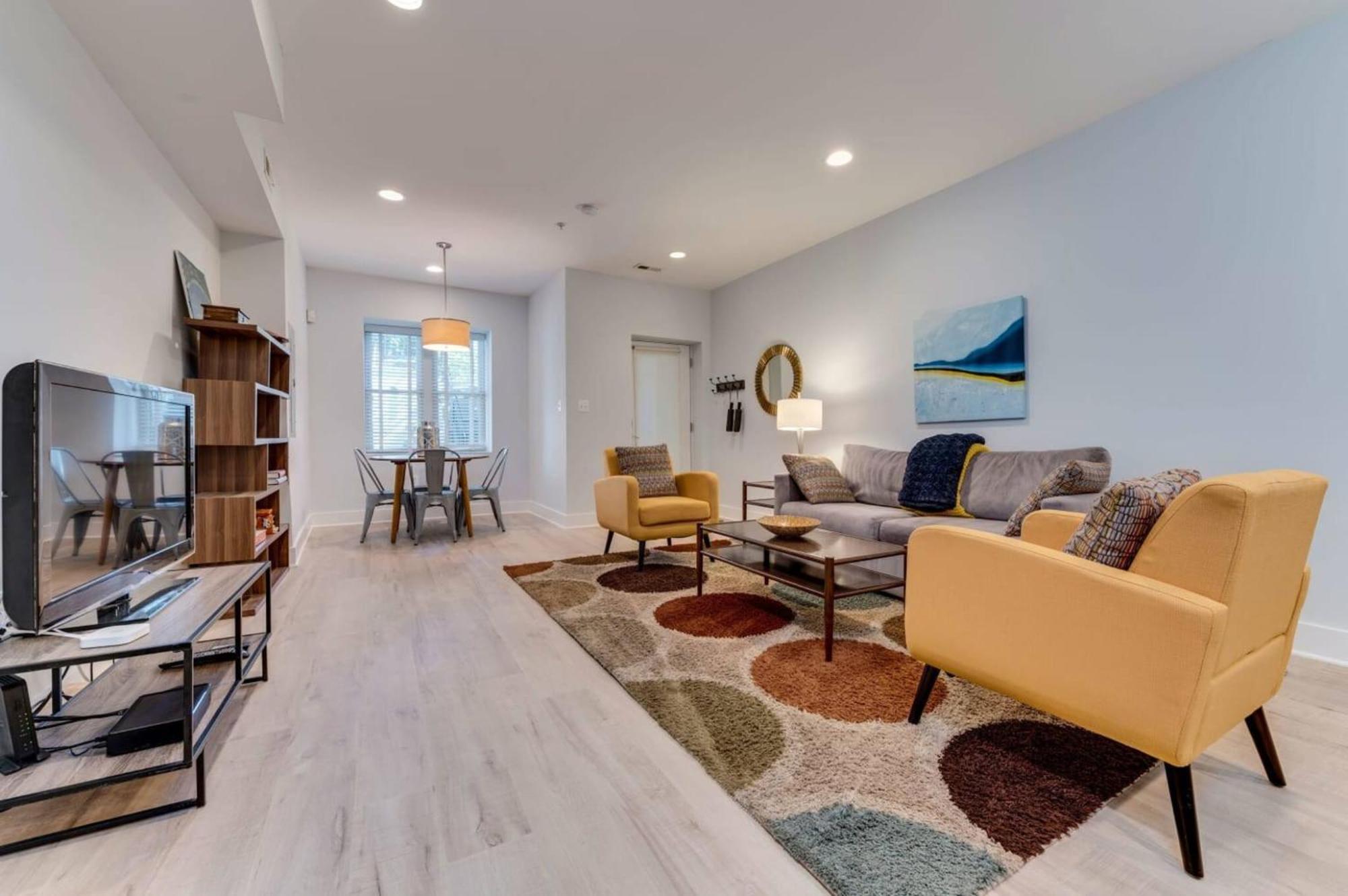 דירות וושינגטון Luxe 2Bd2Ba Townhouse In Hip Area - Near Metro מראה חיצוני תמונה